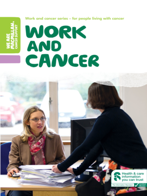 cover image of Work and cancer